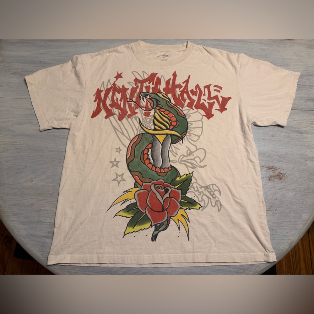 White Snake Graphic Tee